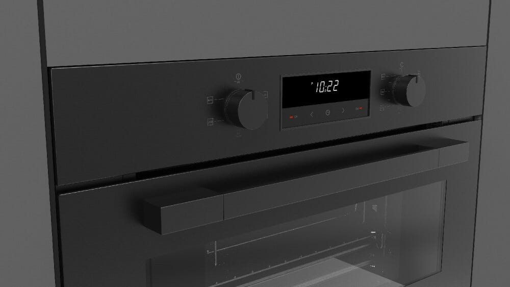 Fulgor FUSO 7505 MT MBK Urbantech Forno a vapore cm. 75 h. 45 - nero opaco