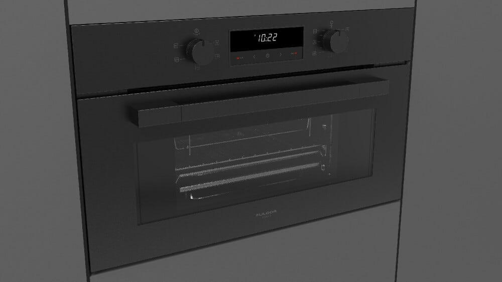 Fulgor FUSO 7505 MT MBK Urbantech Forno a vapore cm. 75 h. 45 - nero opaco