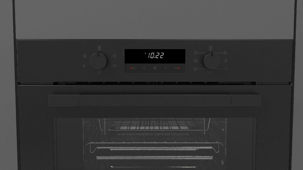 Fulgor FUSO 7505 MT MBK Urbantech Forno a vapore cm. 75 h. 45 - nero opaco