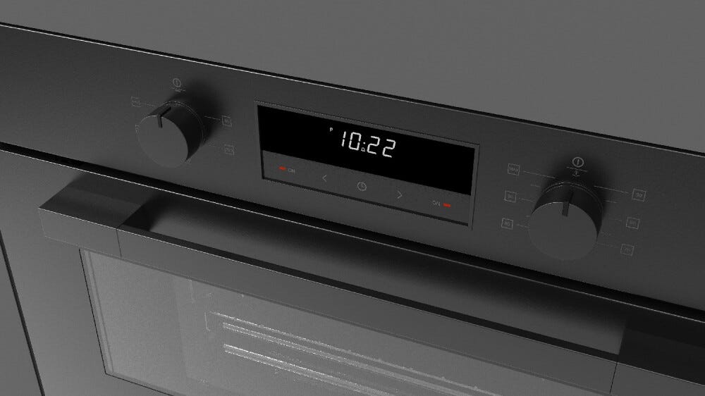 Fulgor FUSO 7505 MT MBK Urbantech Forno a vapore cm. 75 h. 45 - nero opaco