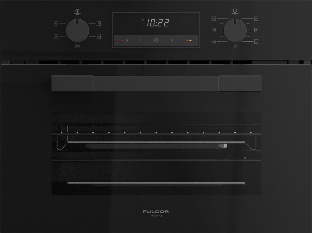 Fulgor FUTGSO 4505 MT GBK Urbantech Forno a vapore cm. 60 - vetro nero