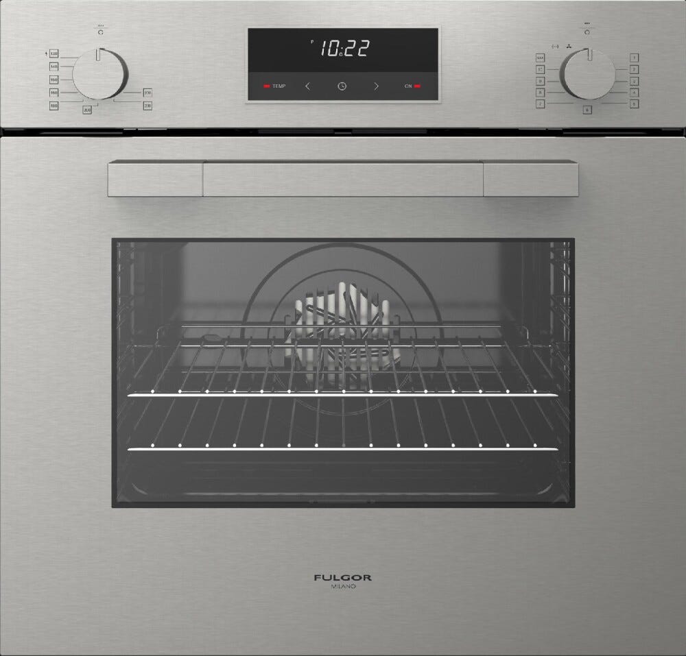 Fulgor FUTO 6005 FG EM IX Urbantech Forno a gas ventilato cm. 60 - inox antimpronta