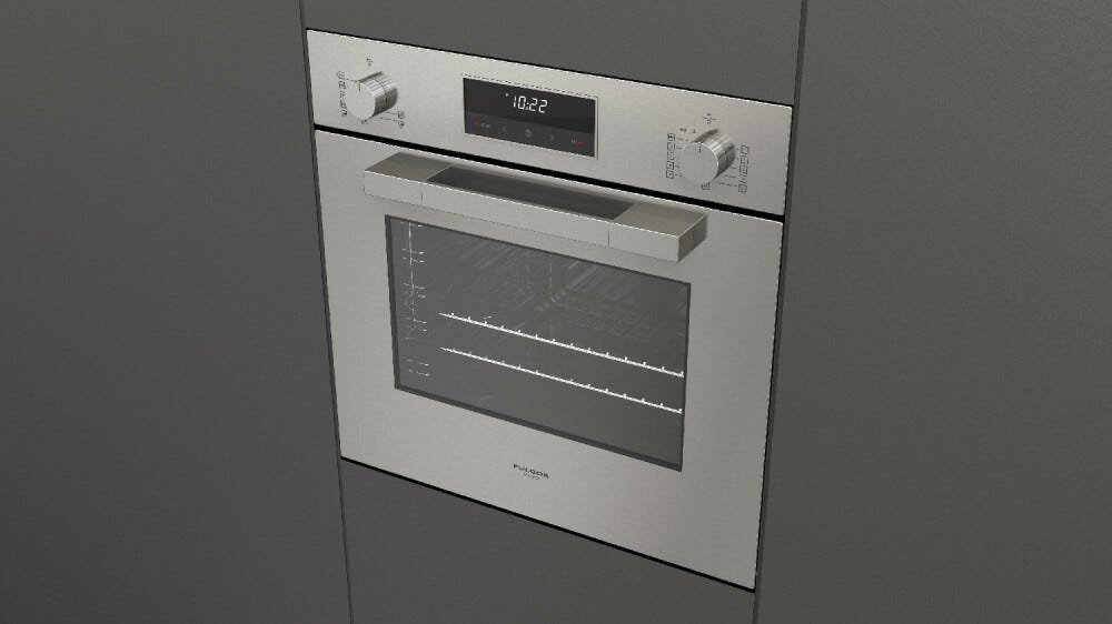 Fulgor FUTO 6005 FG EM IX Urbantech Forno a gas ventilato cm. 60 - inox antimpronta