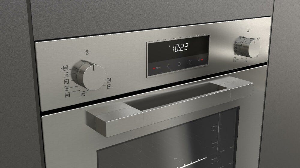 Fulgor FUTO 6005 FG EM IX Urbantech Forno a gas ventilato cm. 60 - inox antimpronta