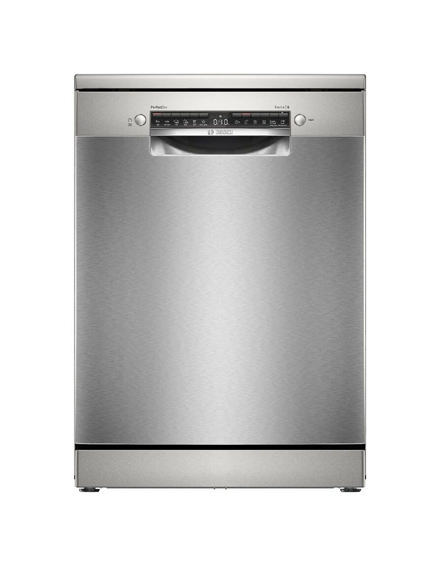 Bosch SMS6ZCI10E Serie 6 Lavastoviglie a libera installazione cm. 60 - 14 coperti - inox