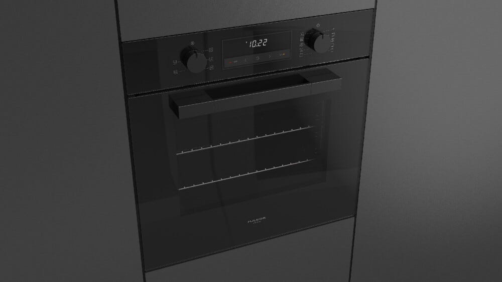 Fulgor FUTO 6009 MT GBK Urbantech Forno elettrico multifunzione cm. 60 - vetro nero