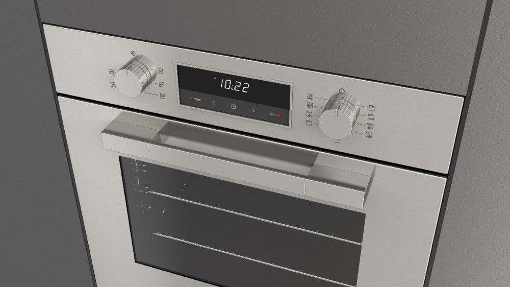 Fulgor FUTO 6009 MT IX Urbantech Forno elettrico multifunzione cm. 60 - inox