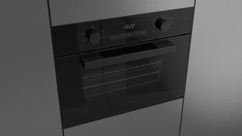 Fulgor FUTO 7509 MT GBK Urbantech Forno elettrico multifunzione cm. 75 - vetro nero
