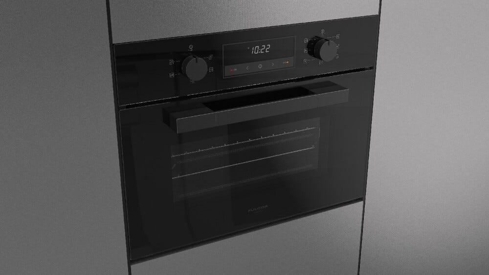 Fulgor FUTO 7509 MT GBK Urbantech Forno elettrico multifunzione cm. 75 - vetro nero