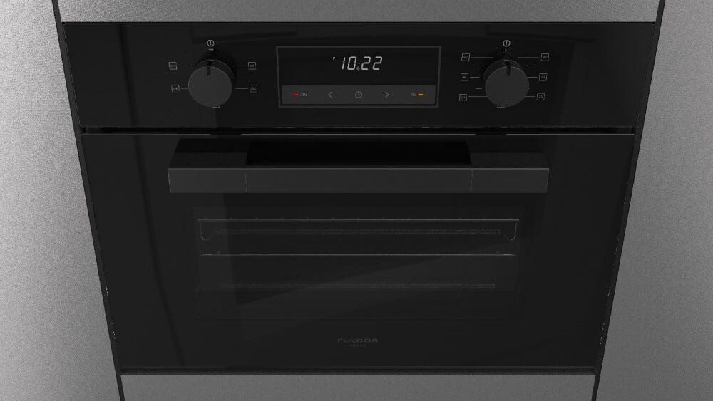Fulgor FUTO 7509 MT GBK Urbantech Forno elettrico multifunzione cm. 75 - vetro nero