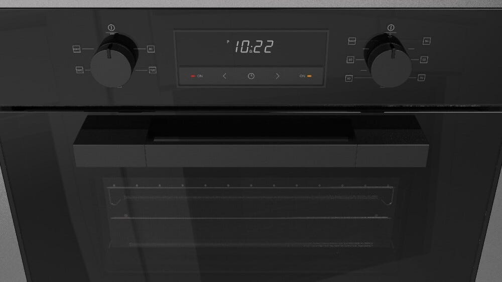 Fulgor FUTO 7509 MT GBK Urbantech Forno elettrico multifunzione cm. 75 - vetro nero