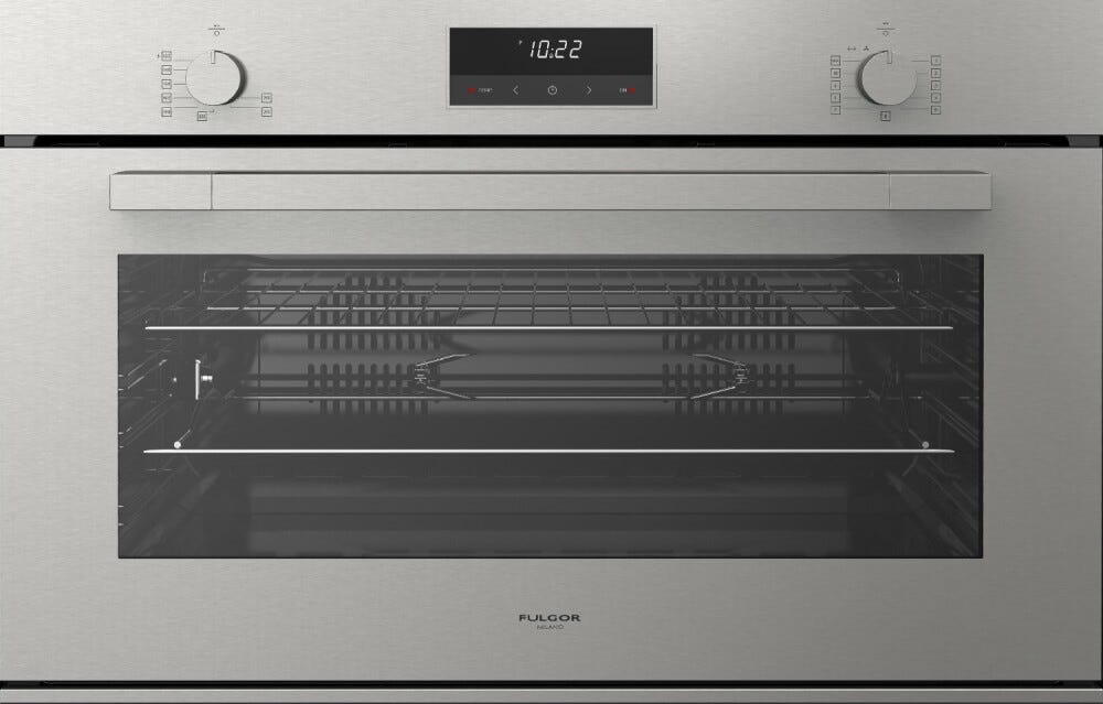 Fulgor FUTO 9605 FG EM 2F IX Urbantech Forno a gas ventilato cm. 90 - inox antimpronta