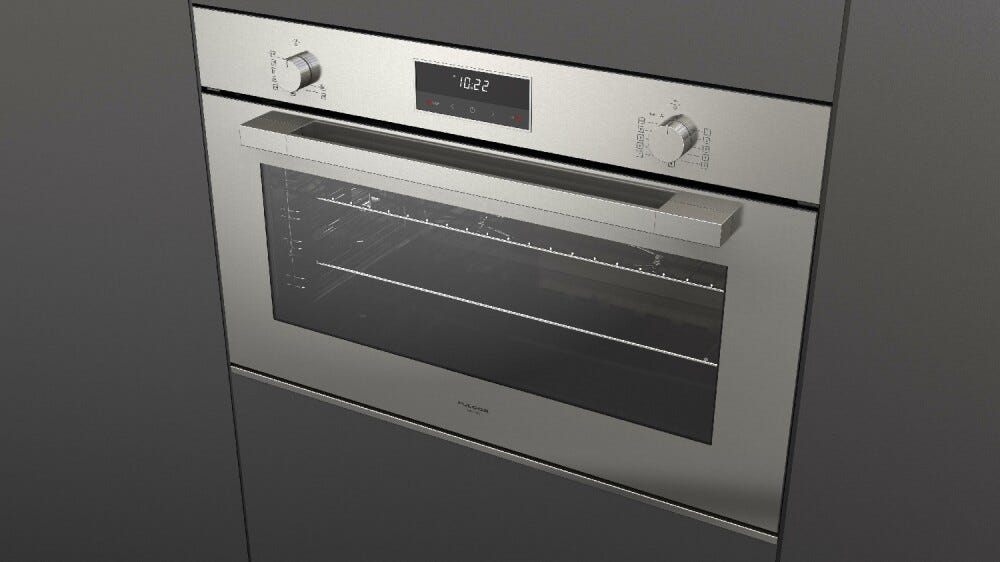 Fulgor FUTO 9605 FG EM 2F IX Urbantech Forno a gas ventilato cm. 90 - inox antimpronta