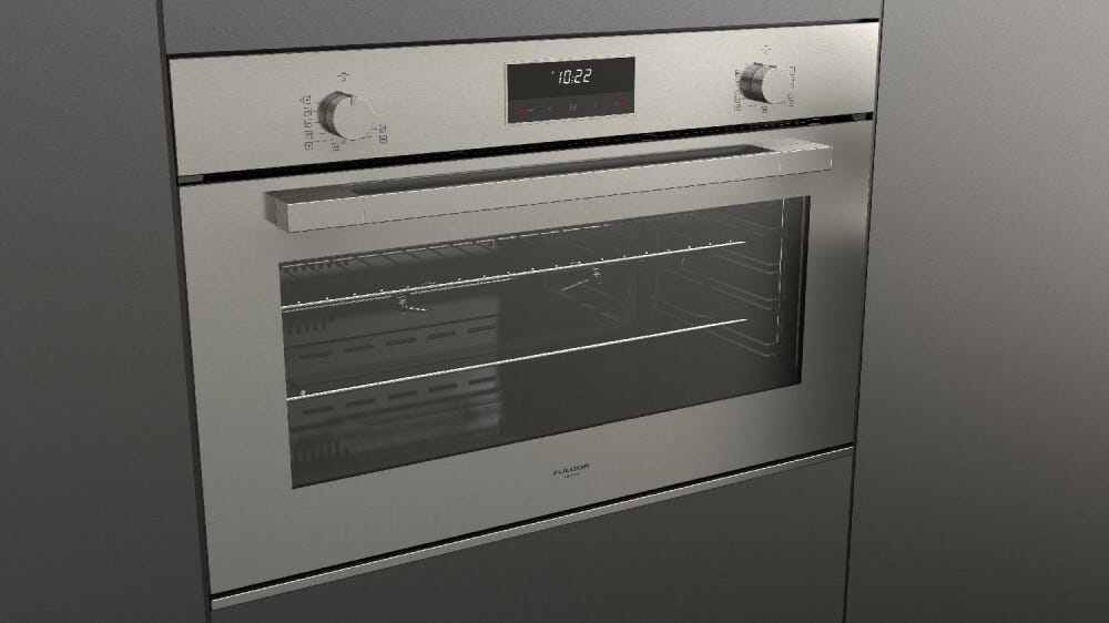 Fulgor FUTO 9605 FG EM 2F IX Urbantech Forno a gas ventilato cm. 90 - inox antimpronta