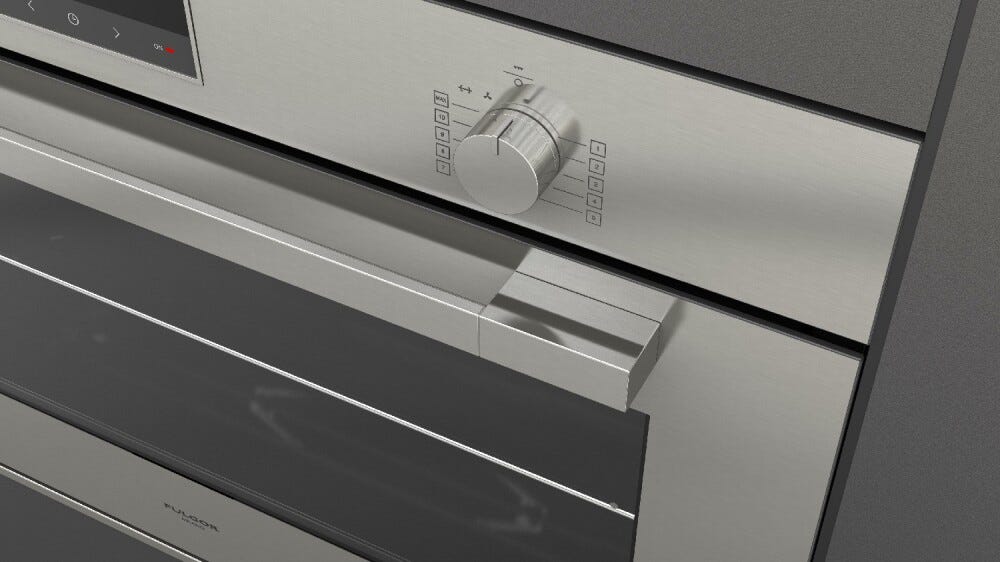 Fulgor FUTO 9605 FG EM 2F IX Urbantech Forno a gas ventilato cm. 90 - inox antimpronta