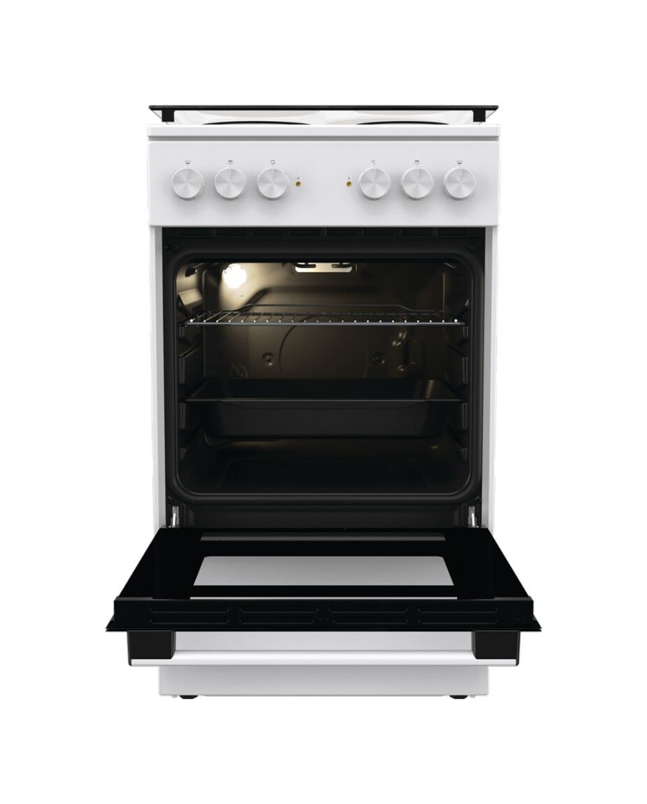Gorenje GE5A21WH Cucina da accosto cm. 50 - 4 zone elettriche + 1 forno elettrico - bianco
