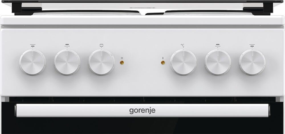 Gorenje GE5A21WH Cucina da accosto cm. 50 - 4 zone elettriche + 1 forno elettrico - bianco