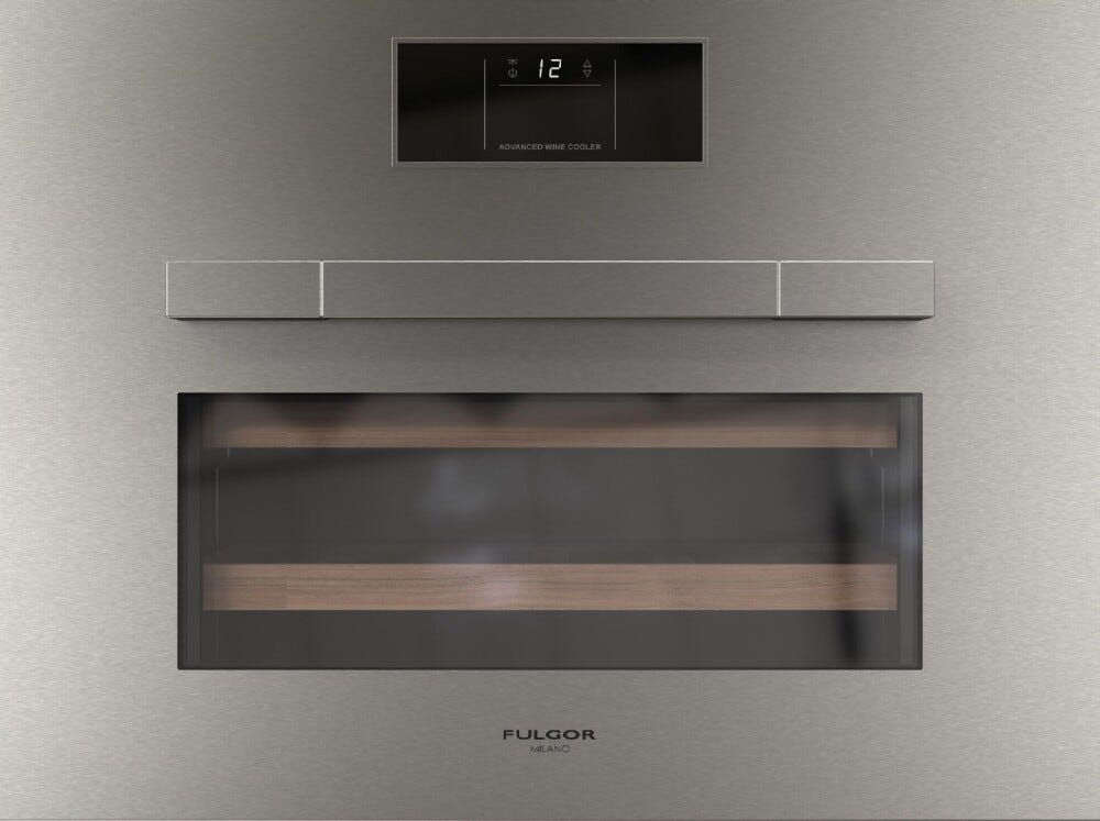 Fulgor FUWC 4500 TC FO IX Urbantech Cantina vino da incasso cm. 60 h. 45 - 22 bottiglie - inox