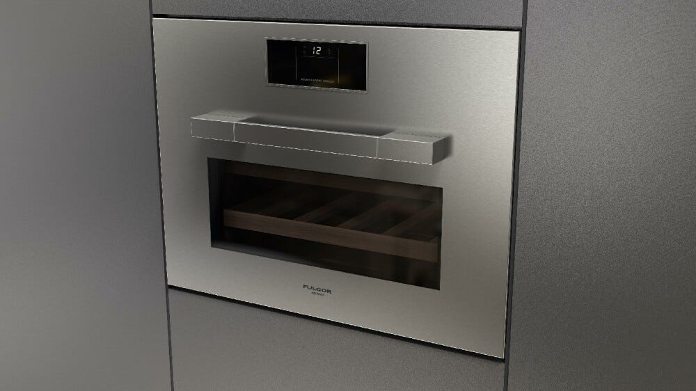 Fulgor FUWC 4500 TC FO IX Urbantech Cantina vino da incasso cm. 60 h. 45 - 22 bottiglie - inox