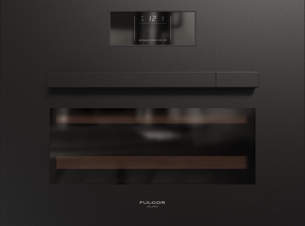 Fulgor FUWC 4500 TC FO MBK Urbantech Cantina vino da incasso cm. 60 h. 45 - 22 bottiglie - nero opaco
