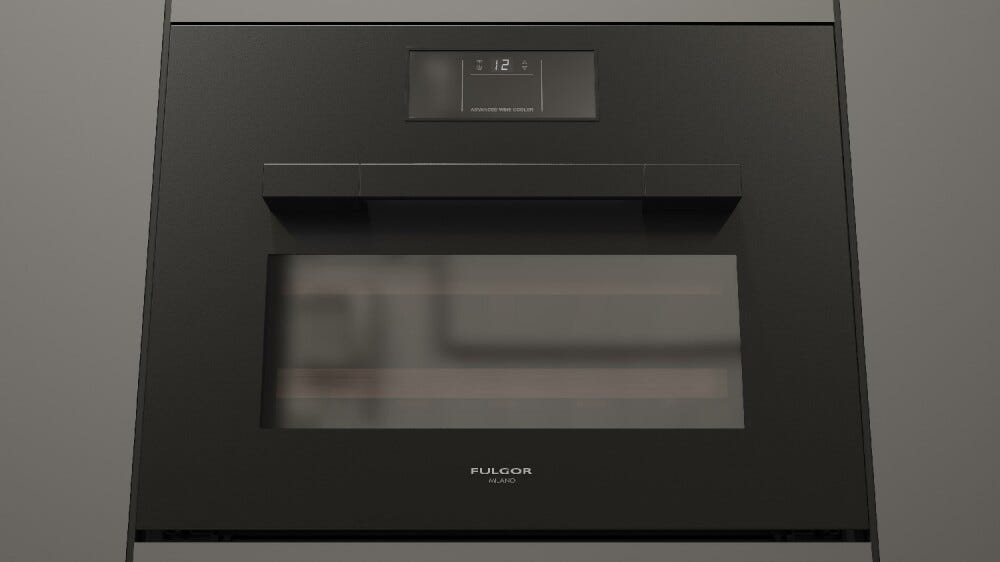 Fulgor FUWC 4500 TC FO MBK Urbantech Cantina vino da incasso cm. 60 h. 45 - 22 bottiglie - nero opaco