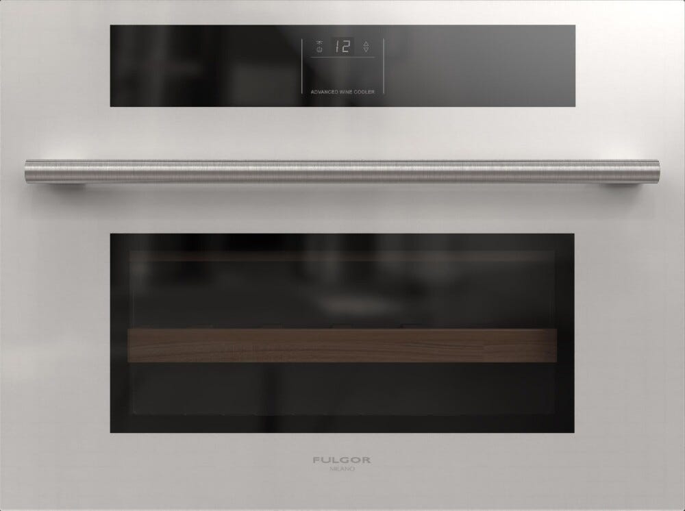 Fulgor FWC 4500 TC FO WH Plano Cantina vino da incasso cm. 60 h. 45 - 22 bottiglie - vetro bianco