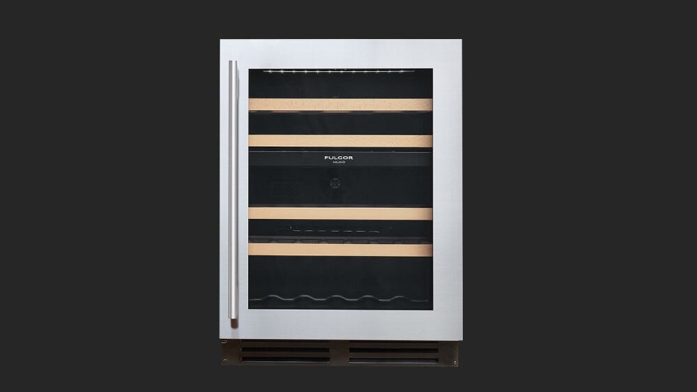 Fulgor FWC 8200 U TC BKX Cantina vini sottopiano cm. 60 h. 82 - 39 bottiglie - inox