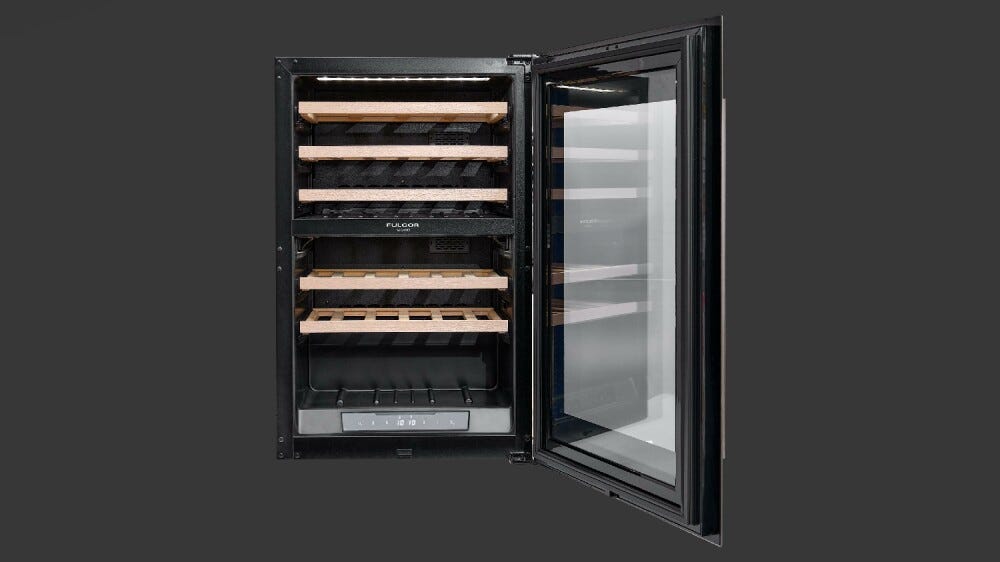 Fulgor FWC 8800 TC BKX Cantina vini da incasso cm. 59 h. 89 - 40 bottiglie - inox