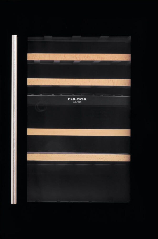 Fulgor FWC 8800 TC GBK Cantina vini da incasso cm. 59 h. 89 - 40 bottiglie - vetro nero
