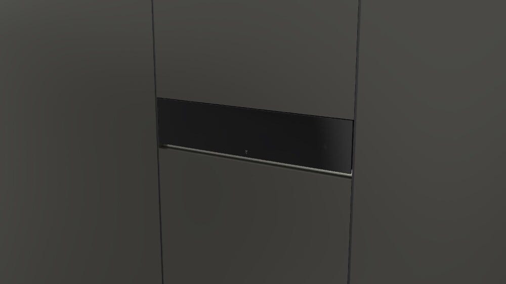Fulgor FWD 150 BK URBANTECH - PLANO Cassetto scaldavivande cm. 59 h. 14 - vetro nero