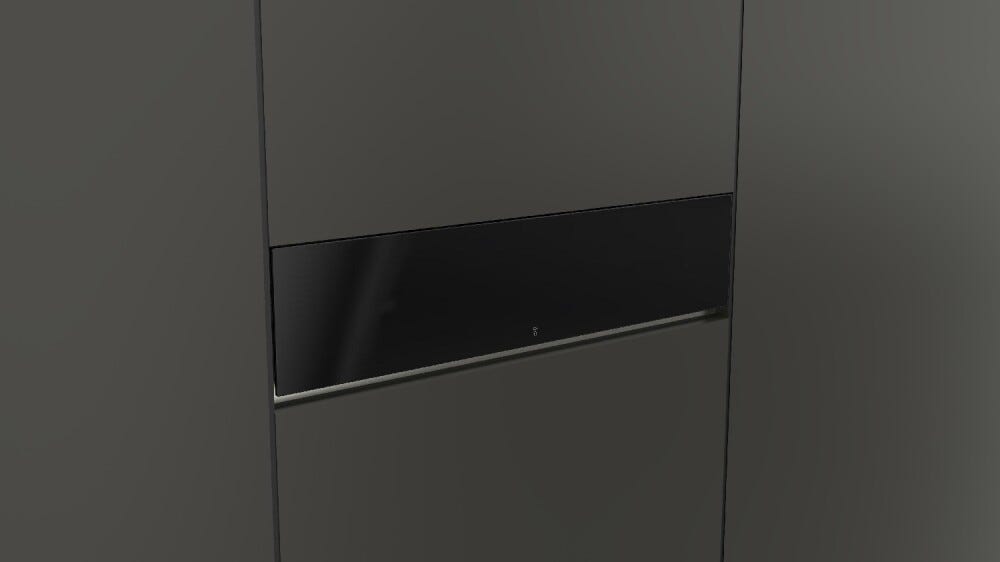 Fulgor FWD 150 BK URBANTECH - PLANO Cassetto scaldavivande cm. 59 h. 14 - vetro nero