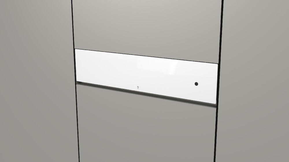 Fulgor FWD 150 WH URBANTECH - PLANO Cassetto scaldavivande cm. 59 h. 14 - vetro bianco