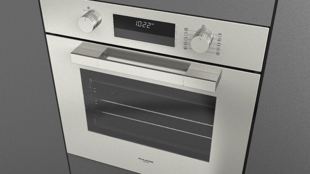 Fulgor FUTO 6011 P MT IX Urbantech Forno elettrico pirolitico cm. 60 - inox