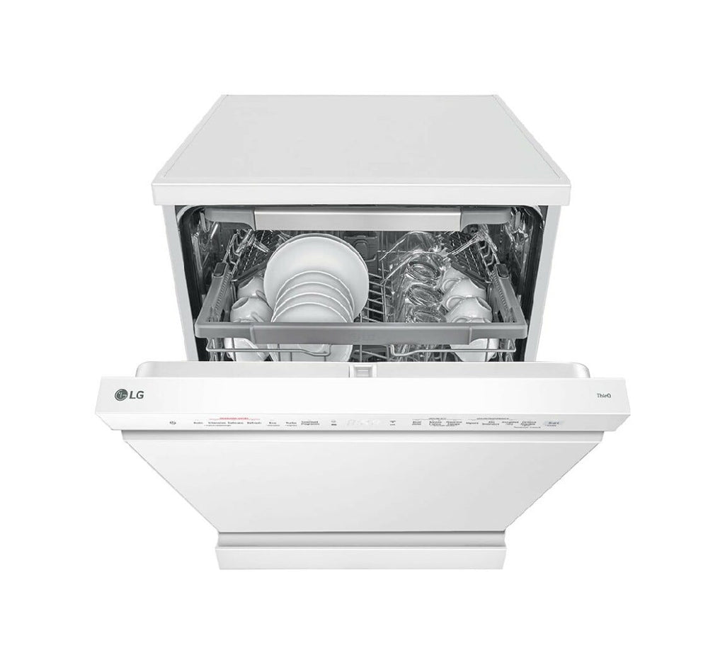 LG DF365FWS Lavastoviglie a libera installazione cm. 60 - 14 coperti - bianco