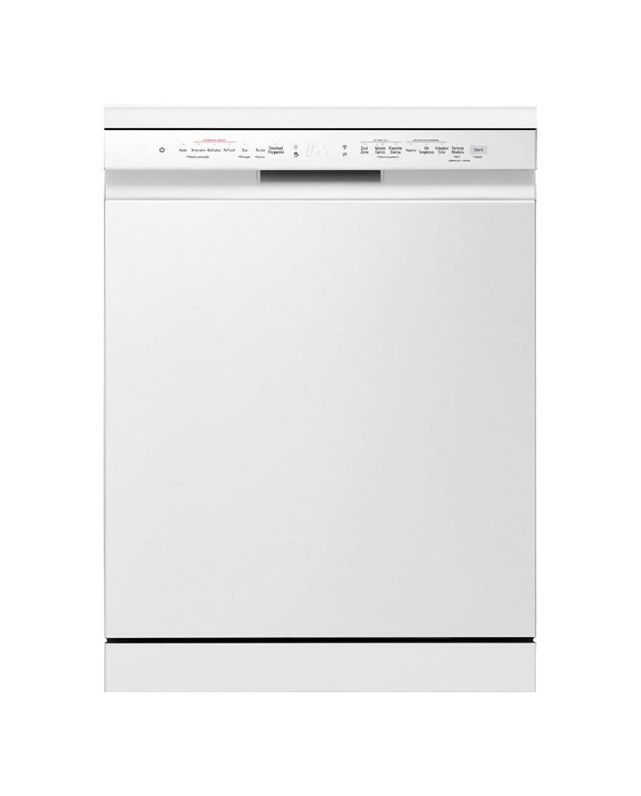 LG DF365FWS Lavastoviglie a libera installazione cm. 60 - 14 coperti - bianco
