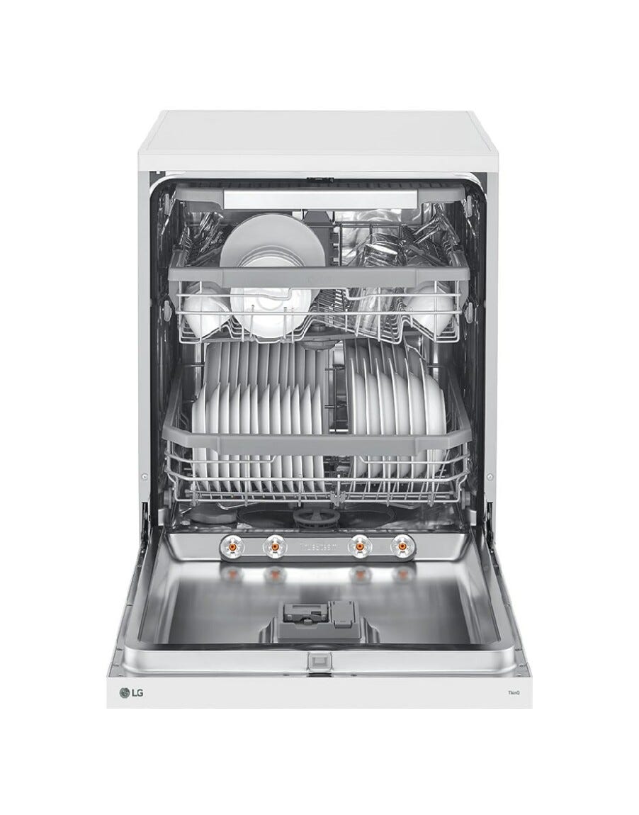 LG DF365FWS Lavastoviglie a libera installazione cm. 60 - 14 coperti - bianco