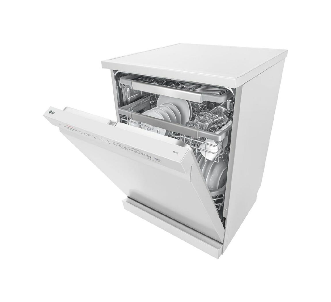 LG DF365FWS Lavastoviglie a libera installazione cm. 60 - 14 coperti - bianco