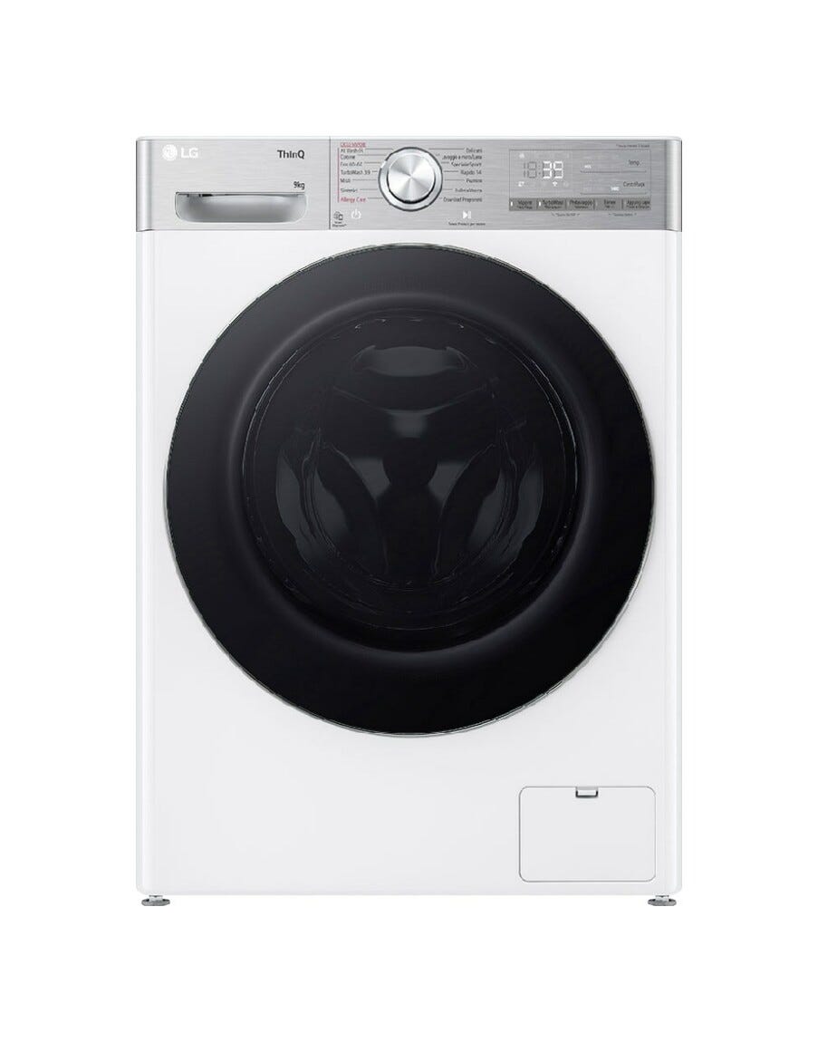 LG F4R9009TPWC Lavatrice cm. 60 - capacità 9 kg - bianco