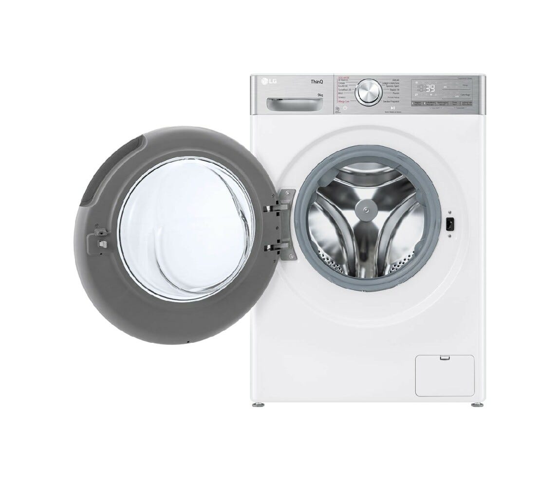 LG F4R9009TPWC Lavatrice cm. 60 - capacità 9 kg - bianco