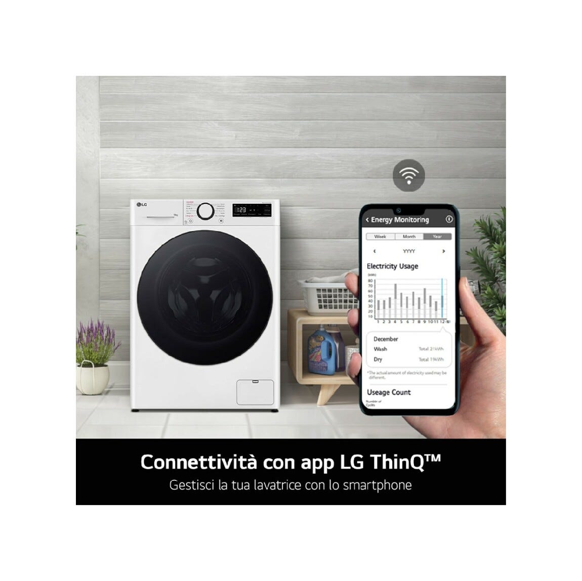 LG F4R9009TPWC Lavatrice cm. 60 - capacità 9 kg - bianco