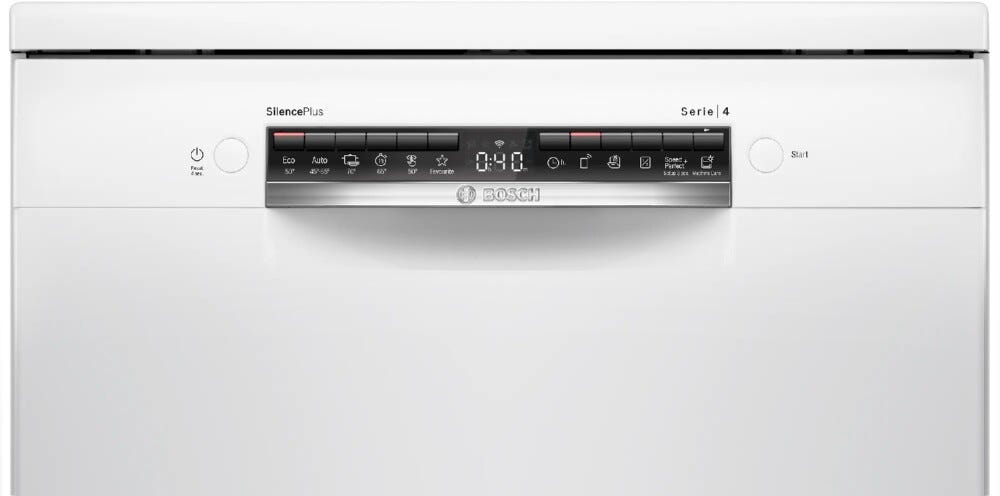 Bosch SMS4EMW06E Serie 4 Lavastoviglie a libera installazione cm. 60 - 14 coperti - bianco
