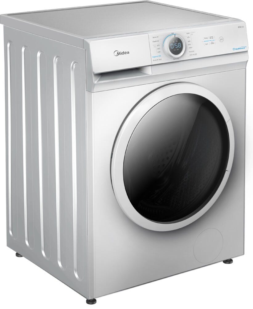 Midea MF100W90BA/W-IT Lavatrice cm. 60 - profondità cm. 50 - capacità 9 kg - bianco