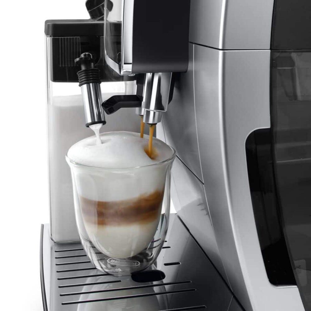 De Longhi ECAM380.85.SB Dinamica Plus Macchina per caffè automatica - nero/argento