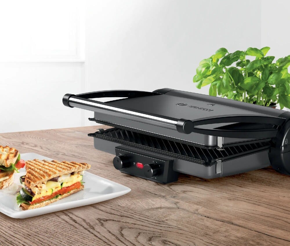 Bosch TCG4215 Bistecchiera elettrica - argento
