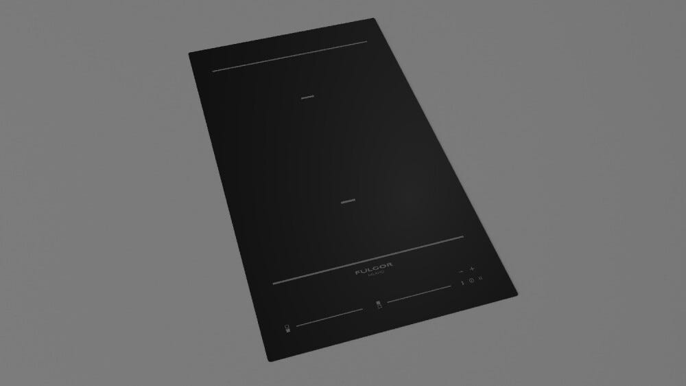 Fulgor FCH 302 ID TS BK Piano cottura a induzione domino cm. 30 - vetroceramica nero