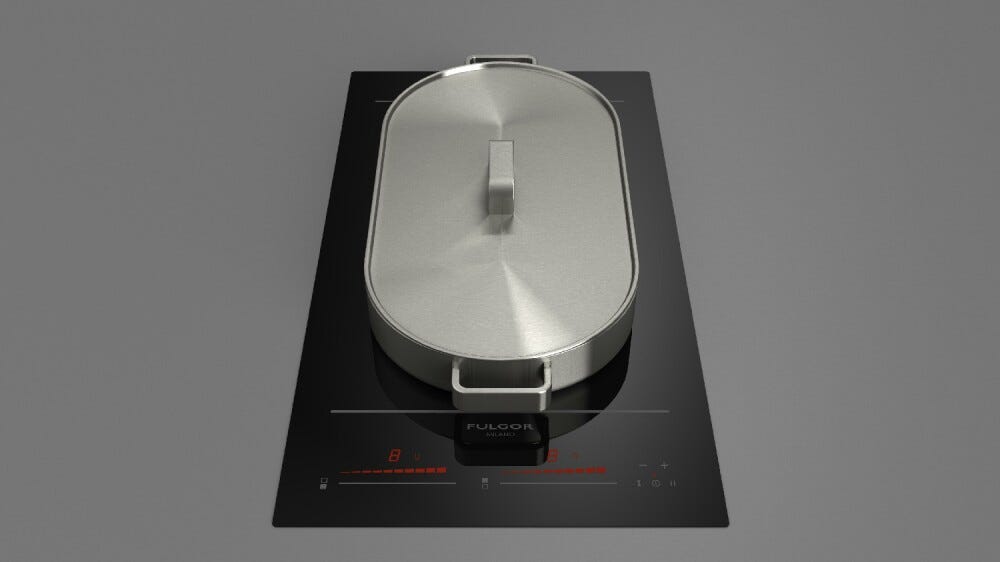 Fulgor FCH 302 ID TS BK Piano cottura a induzione domino cm. 30 - vetroceramica nero
