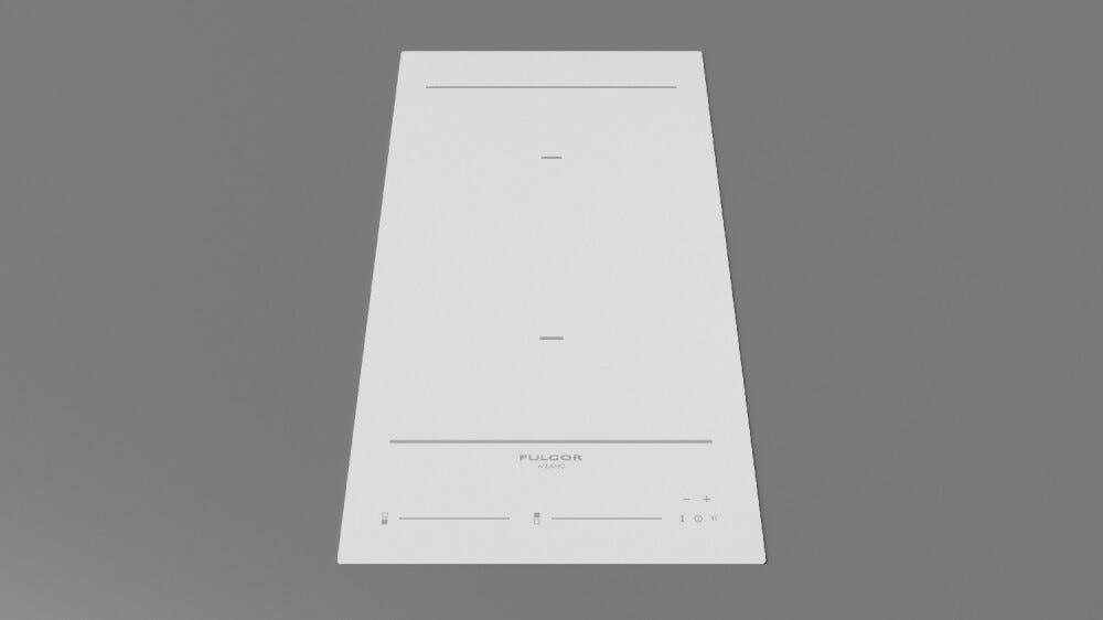 Fulgor FCH 302 ID TS WH Piano cottura a induzione domino cm. 30 - vetroceramica bianco