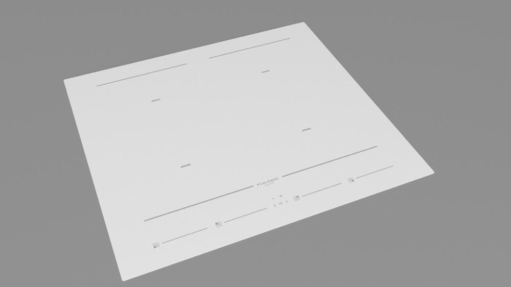 Fulgor FCH 604 ID TS WH Piano cottura a induzione cm. 60 - vetroceramica bianco