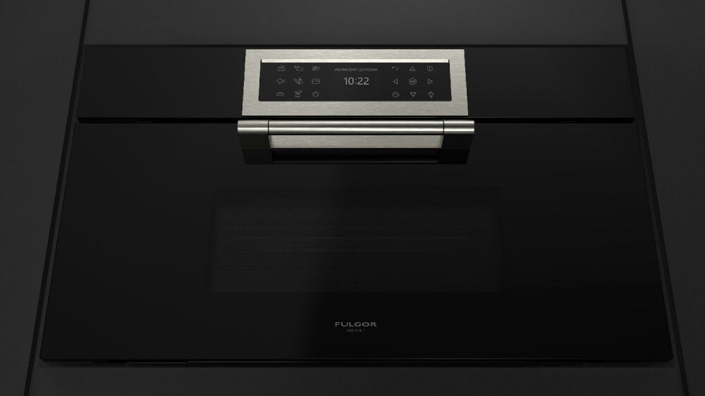 Fulgor FCLMO 7510 TEM BK Cluster Concept Forno combinato microonde cm. 75 h. 45 - vetro nero
