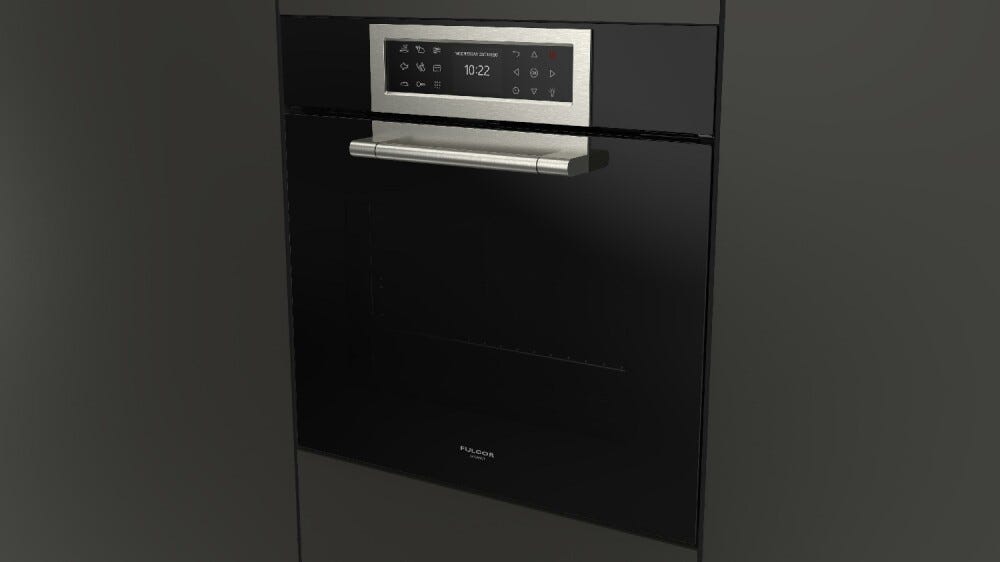 Fulgor FCLPO 6215 P TEM BK Cluster Concept Forno elettrico pirolitico cm. 60 - vetro nero